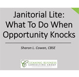 "Janitorial Lite" - Adding Commercial Cleaning to your business.  Must have Basic Tools (Video Course)